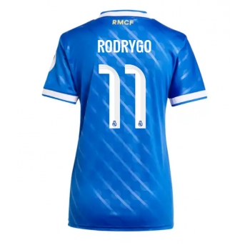 Billige Fotballdrakt Real Madrid Rodrygo Goes #11 Replika Tredjedrakt Dame 2025-26 Kortermet